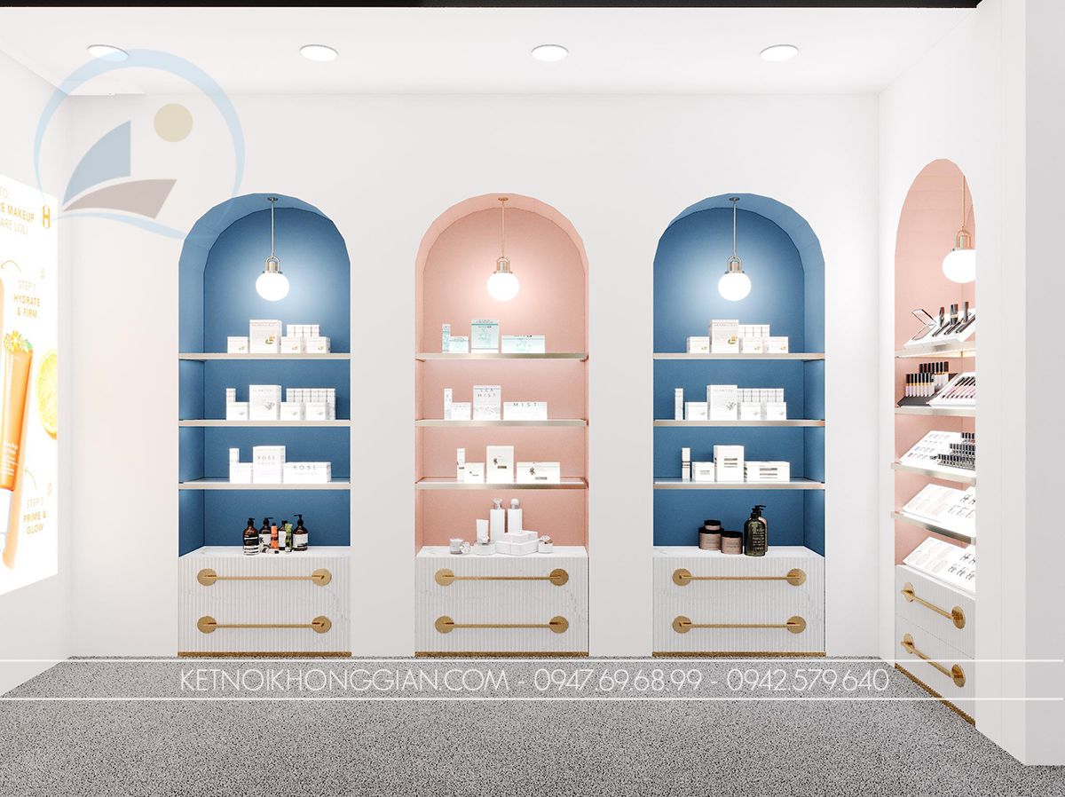 cosmetics showroom design