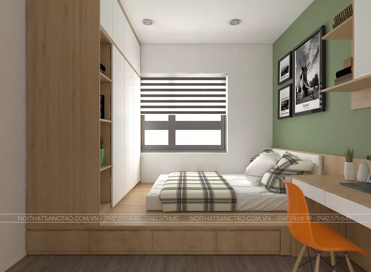 thiết kế phòng ngủ chung cư