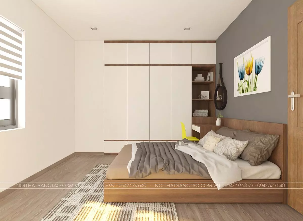 thiết kế nội thất phòng ngủ master