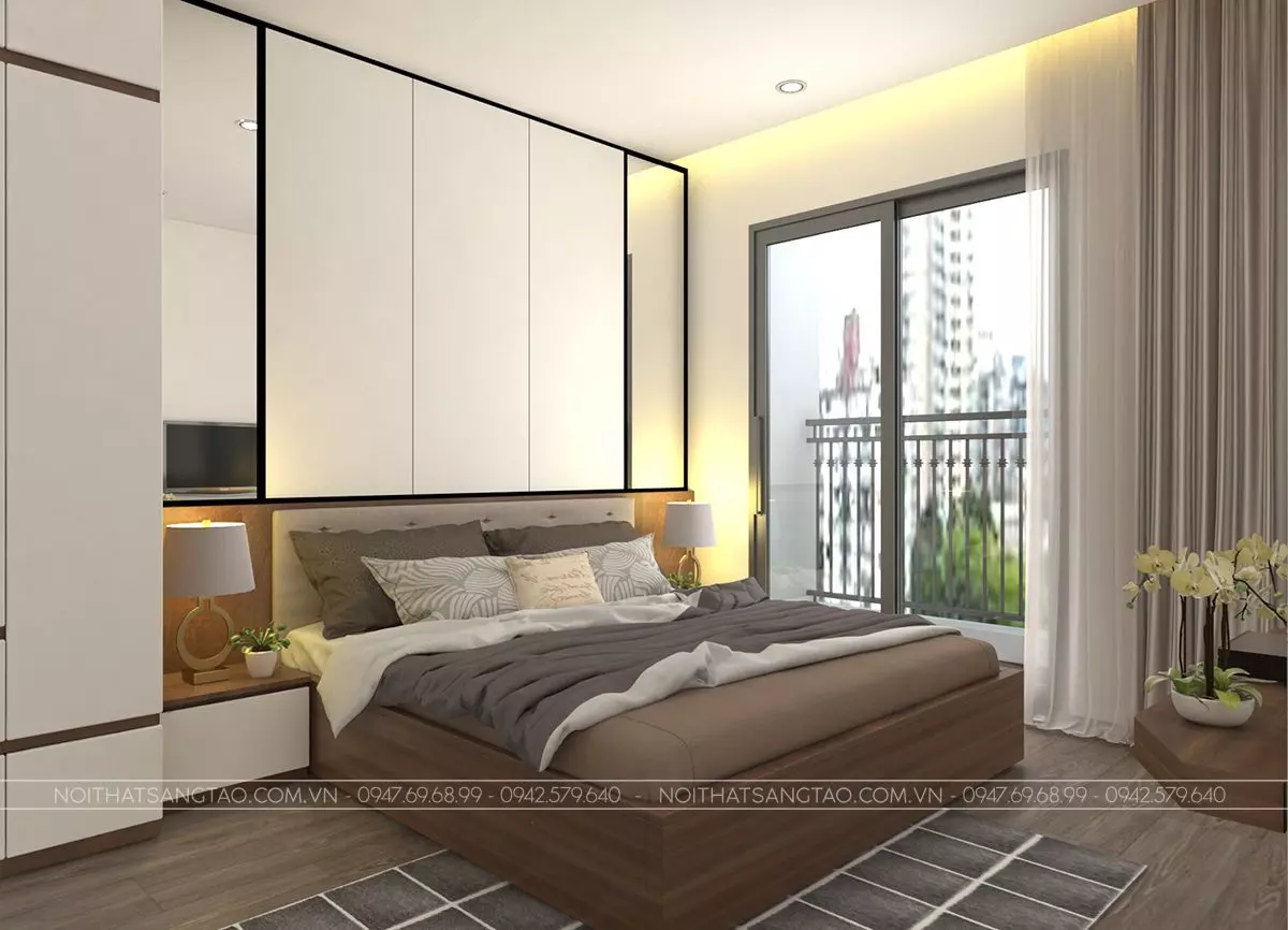 thiết kế phòng ngủ master chung cư