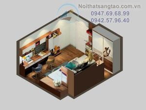 Thiết kế phòng ngủ bé trai