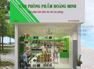 Thiết kế cửa hàng văn phòng phẩm