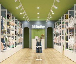 thiết kế shop thời trang trẻ em